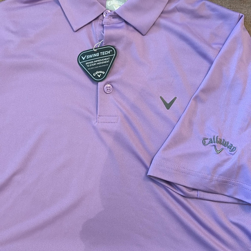 Callaway Men's Purple Polo Shirt